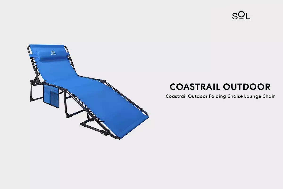 Coastrail Outdoor Folding Chaise Lounge Chair