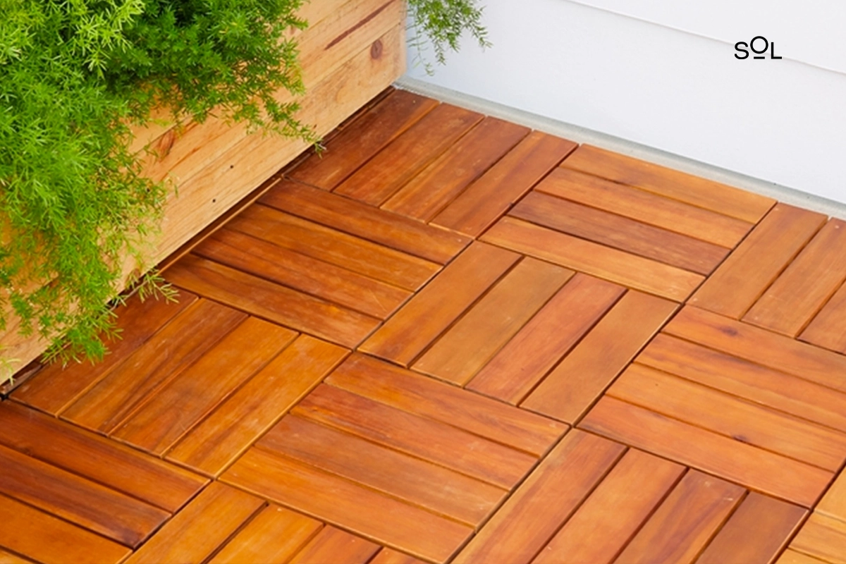 Consider the outdoor flooring