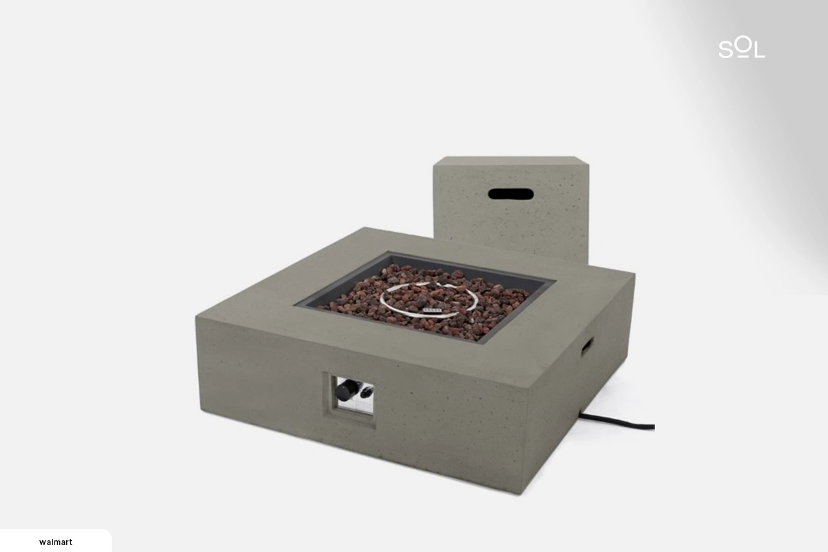 Noble House Aidan Outdoor Fire Pit Table
