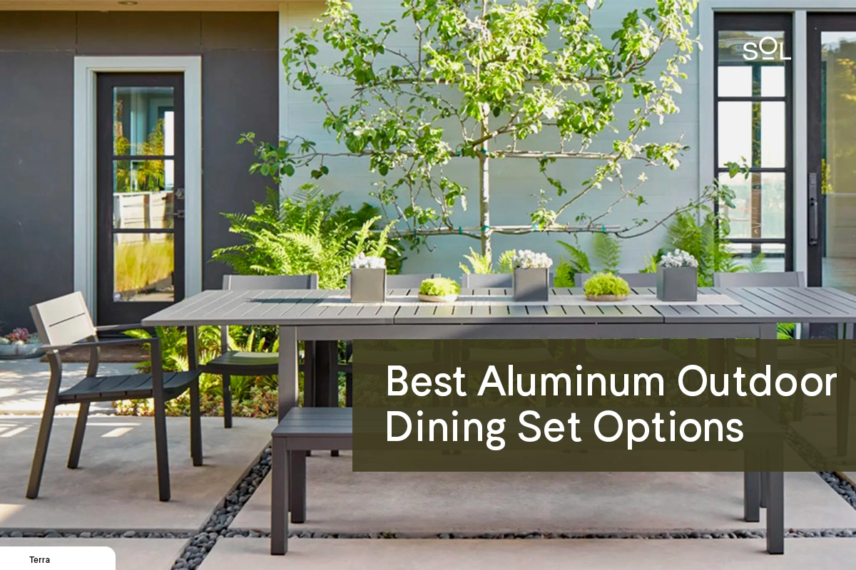 15 Best Modern Aluminum Outdoor Dining Sets