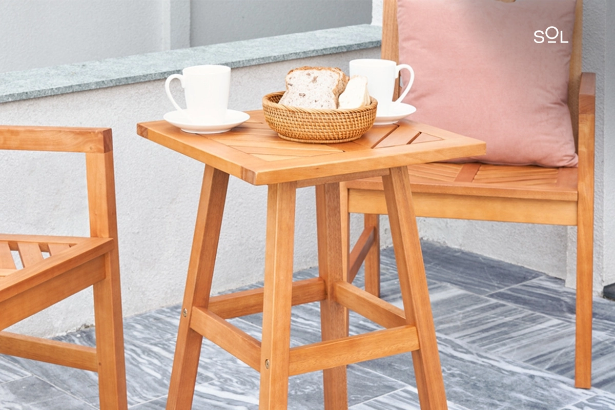 SOL Wooden Outdoor Side Table