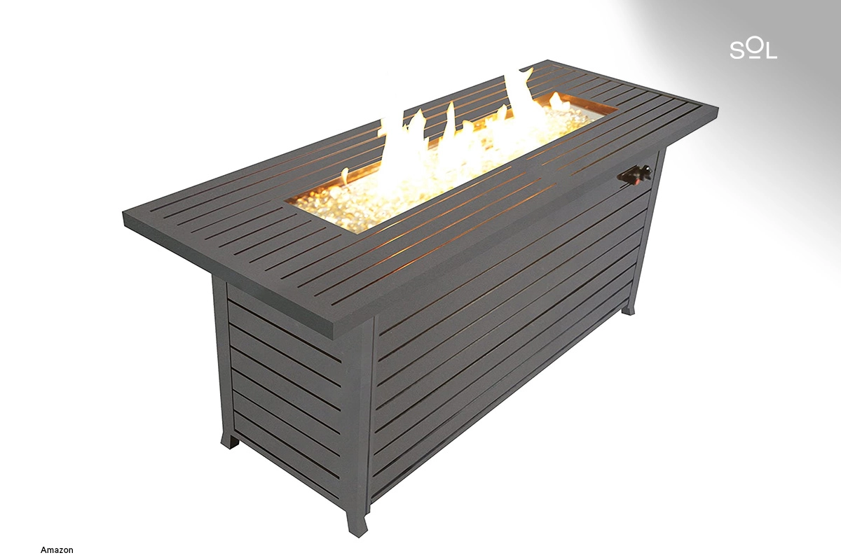 Legacy Heating Aluminum Gas Fire Pit Table