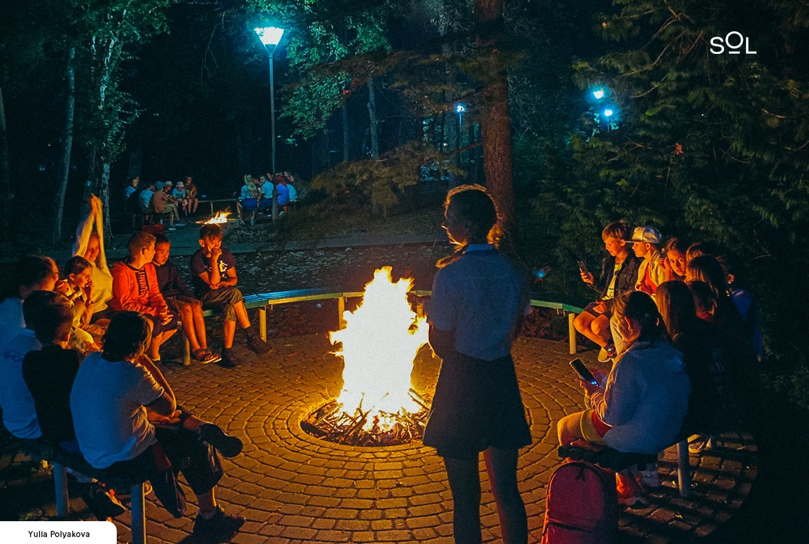 Campfire Storytelling - fall backyard party
