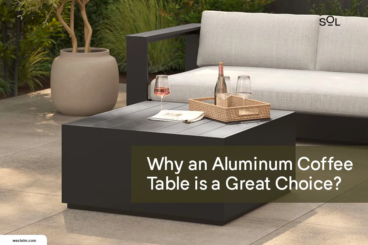 Aluminum Outdoor Coffee Table: The Best of Both Worlds