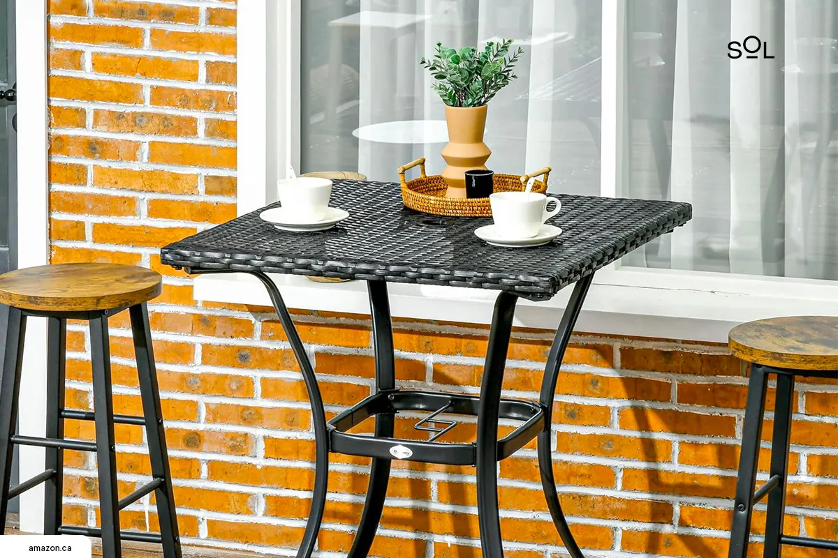 Additional Ideas For Your Outdoor Coffee Table with Umbrella Hole