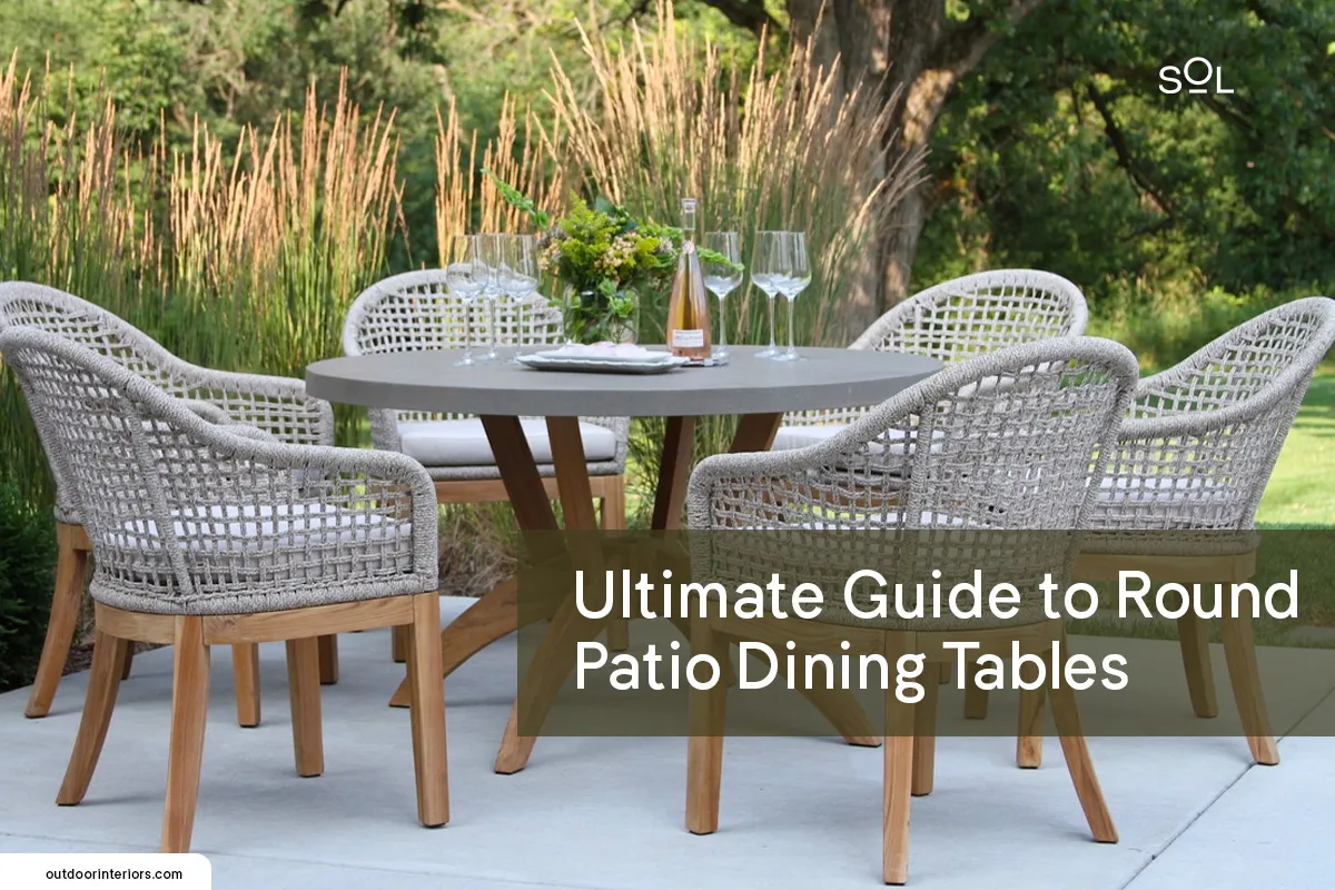 Round Patio Dining Table: Embrace Elegance and Versatility