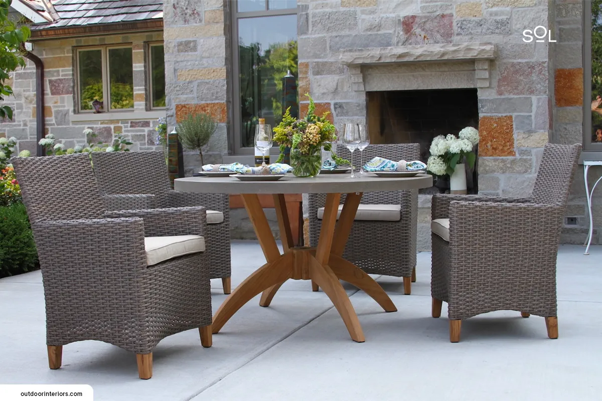 The Beauty of a Round Patio Dining Table for Your Outdoor Gatherings