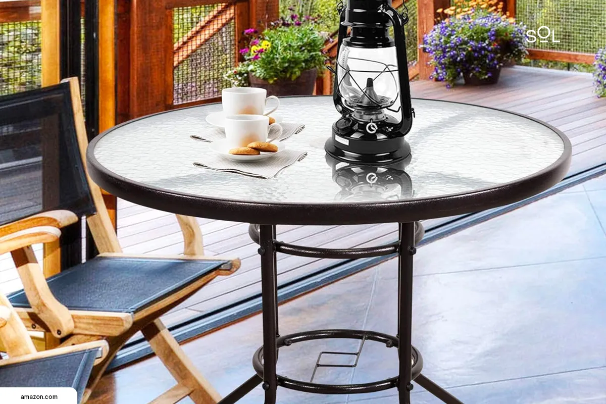 Elegance and Durability: Exploring Glass Top Patio Dining Tables