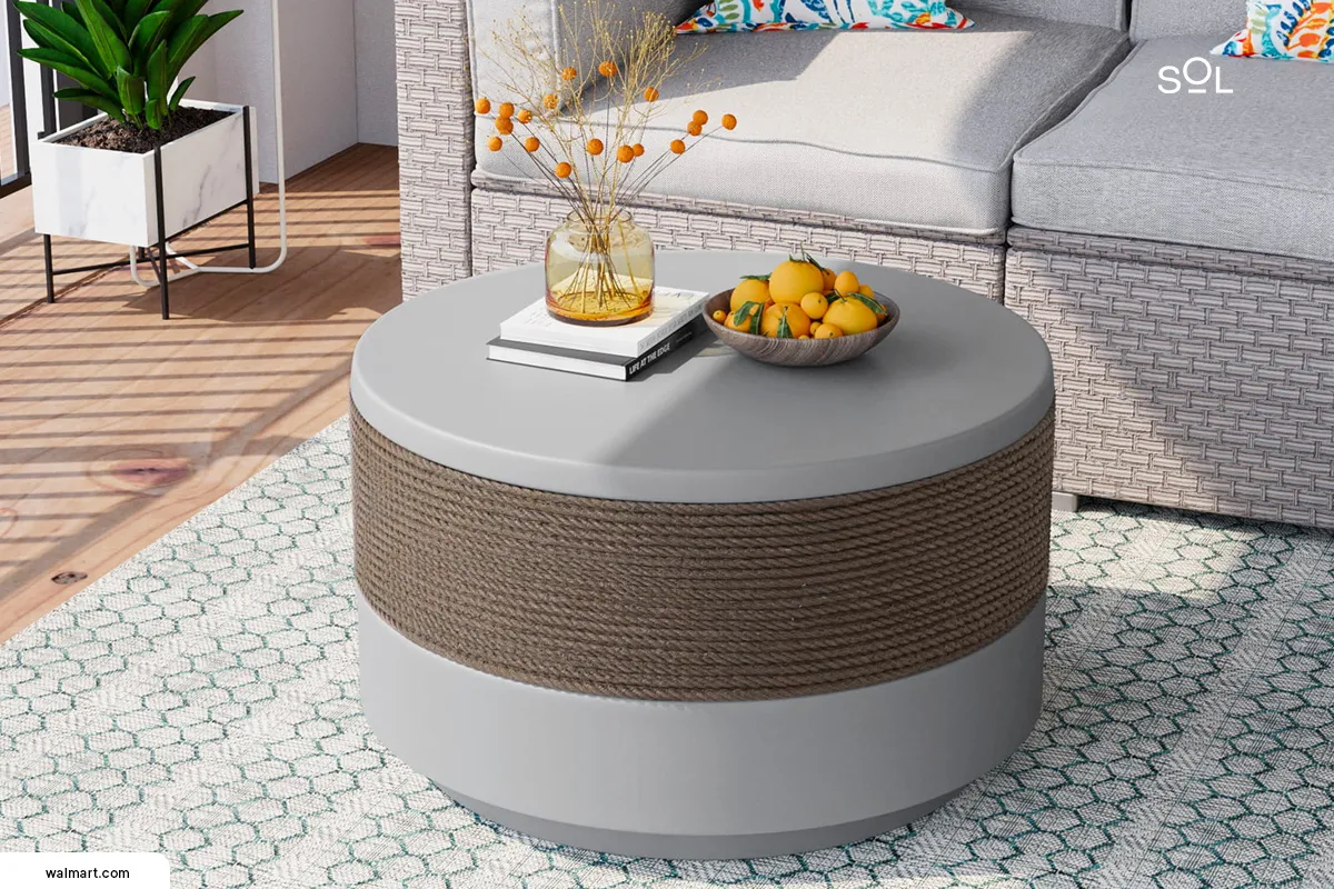 Gray Outdoor Coffee Table: Timeless Elegance for Your Patio