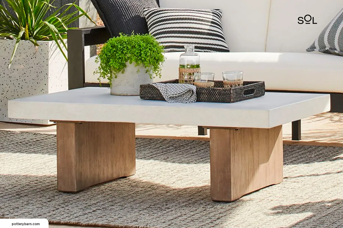 Modern Outdoor Coffee Table Materials: From Metal to Concrete