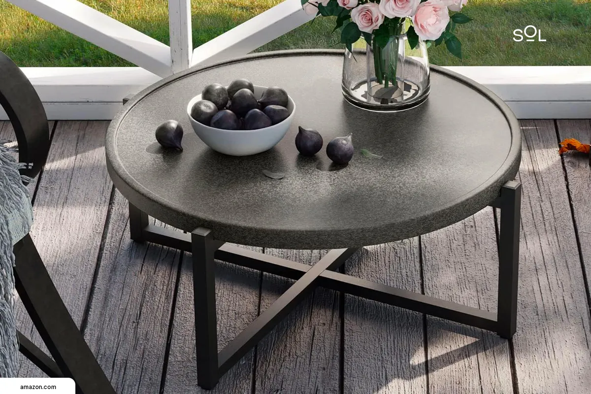 Metal Modern outdoor coffee table