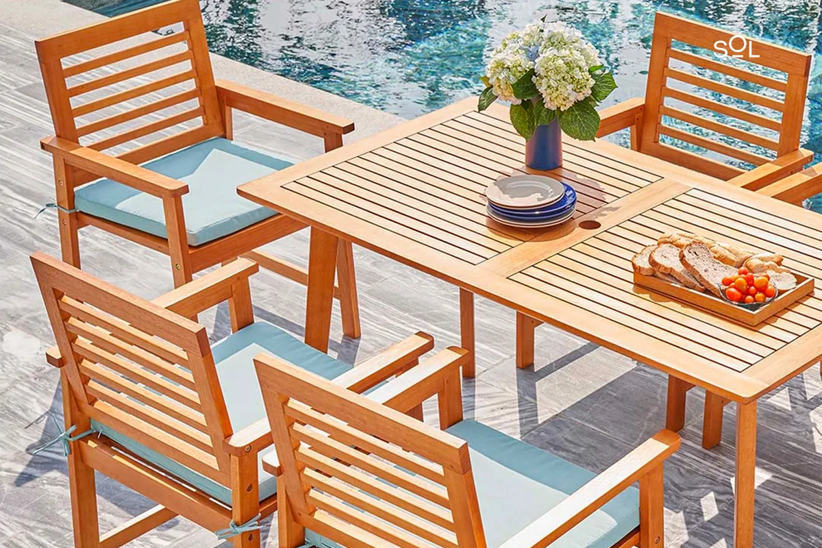Natural Charm: Embracing the Beauty of Wood Patio Dining Tables