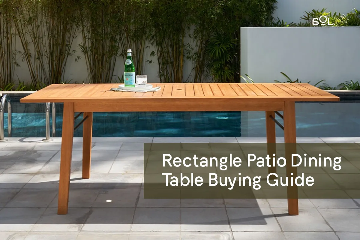 Rectangle Patio Dining Table: A Comprehensive Buying Guide