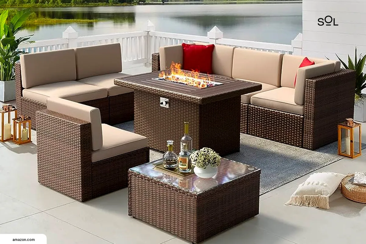 Warm and Inviting: Explore Brown Wicker Outdoor Furniture